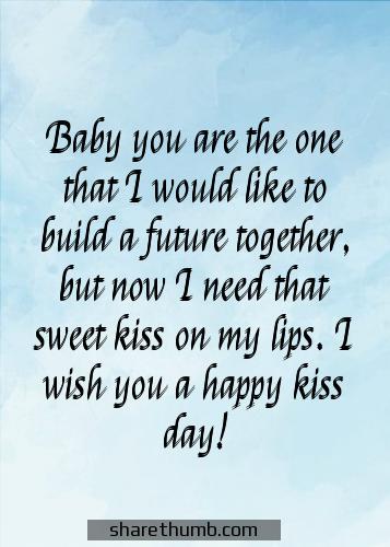 happy kiss day romantic quotes